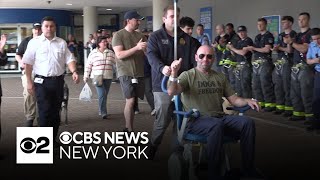 Fire marshal seriously injured in Staten Island shipyard explosion leaves hospital