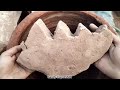 ASMR Lover 😋 #dusty #brown #muddirt #dry & #watercrumbling #claypot #satisfying #bombastic #vedio📸