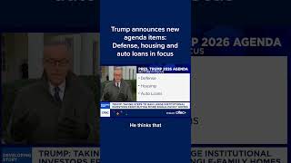 Trump announces new agenda items: Defense, housing and auto loans in focus Profile