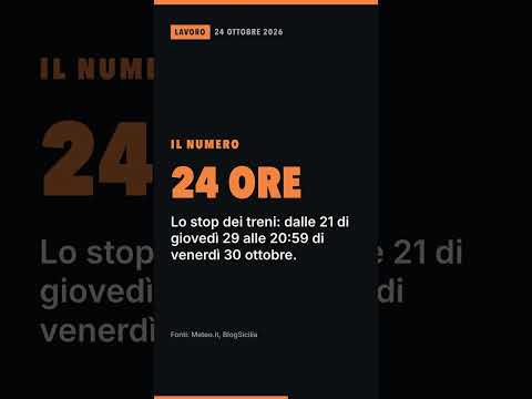 Video Venerdì 30 ottobre sciopero generale: treni, scuole, sanità