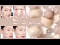 Hince Second Skin Foundation all shades swatch | Shade recommendations , maskproof , long lasting