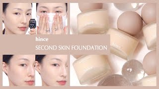 Hince Second Skin Foundation all shades swatch | Shade recommendations , maskproof , long lasting