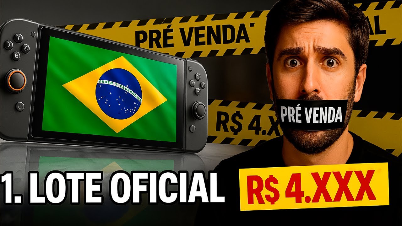🔴 COBERTURA OFICIAL PRÉ-VENDA NINTENDO SWITCH 2 NO BRASIL