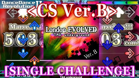 【DDR II (Wii)】 London EVOLVED Ver.B [SINGLE CHALLENGE] 譜面確認＋クラップ