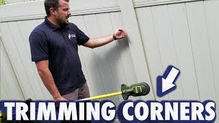 How to Trim Fence Corners