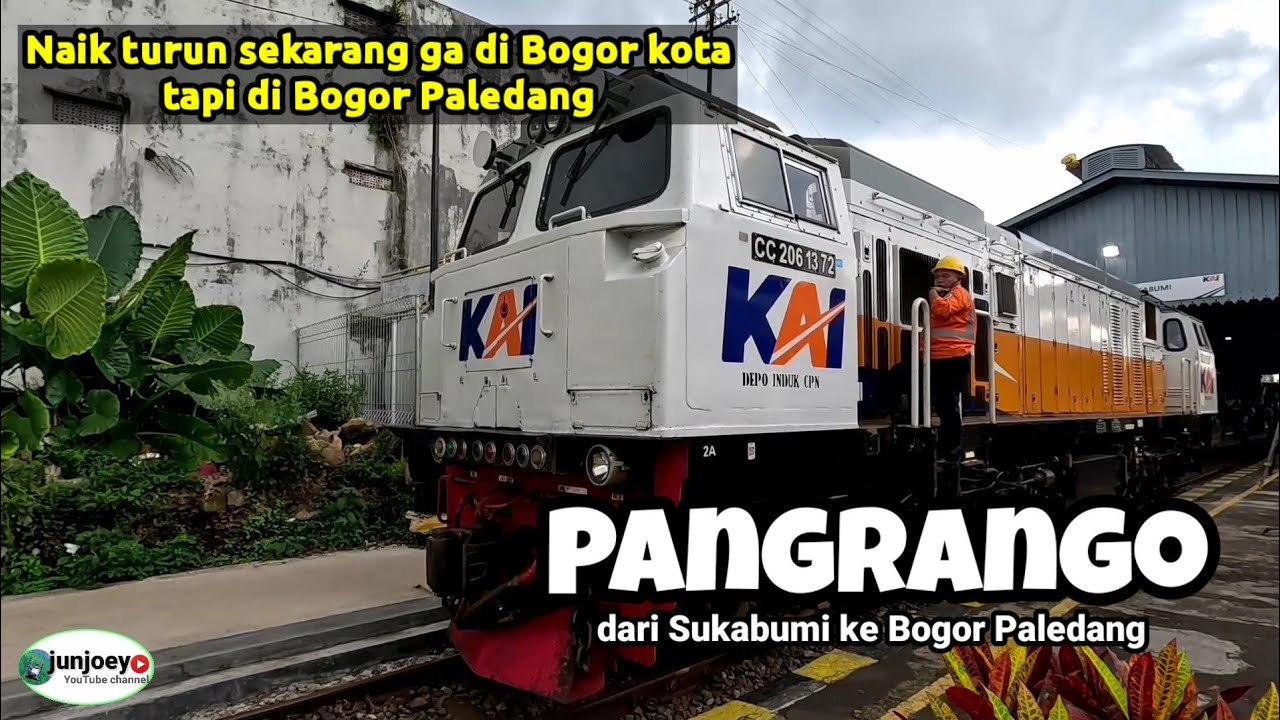 Dari Sukabumi ke Bogor naik kereta api Pangrango