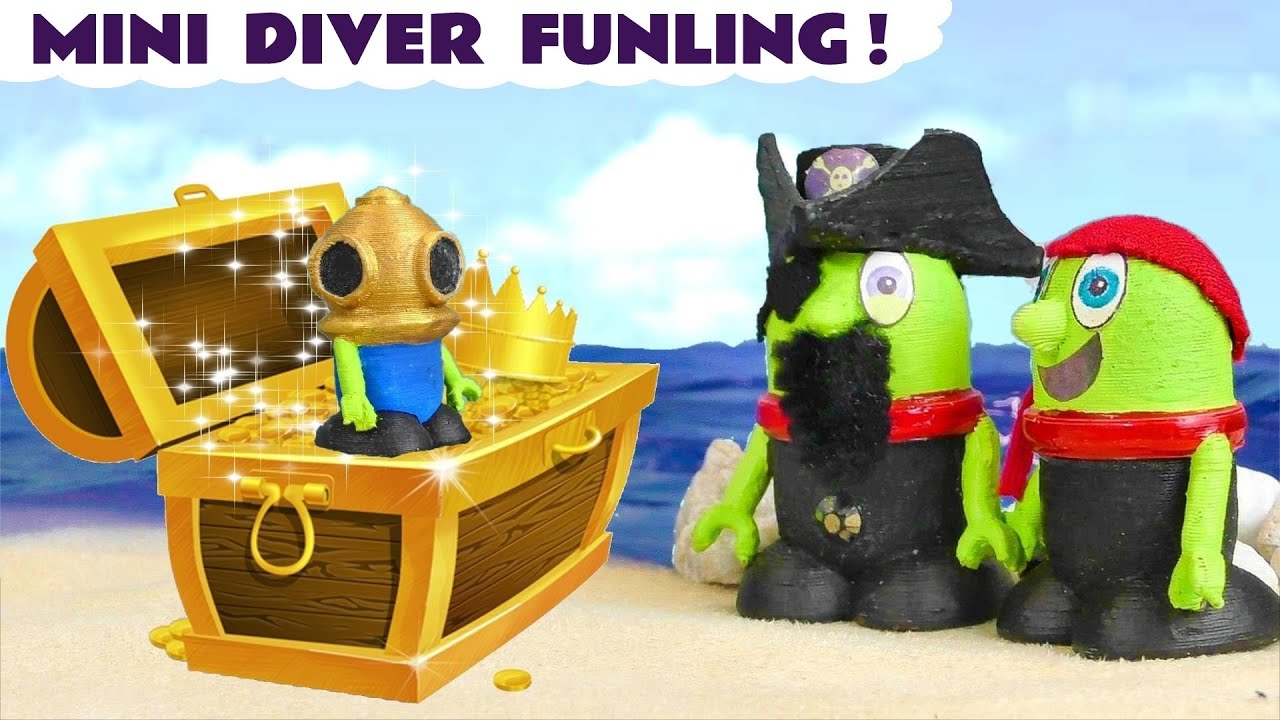 Сможет ли Мини-ныряльщик Фанлинг спасти волшебное сокровище волшебника Фанлинга?