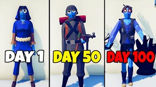 I Spent 100 Days in TABS! (Totally Accurate Battle Simulator)