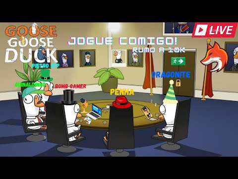 🔴AO VIVO🔪A REUNIAO DOS GANSOS | VENHA JOGAR COM CHAT DE VOZ - GOOSE ...