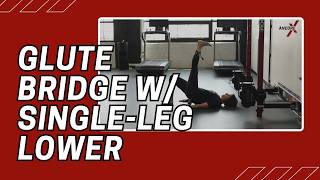Glute Bridge with Single-Leg Lower | Cable Machine Exercise