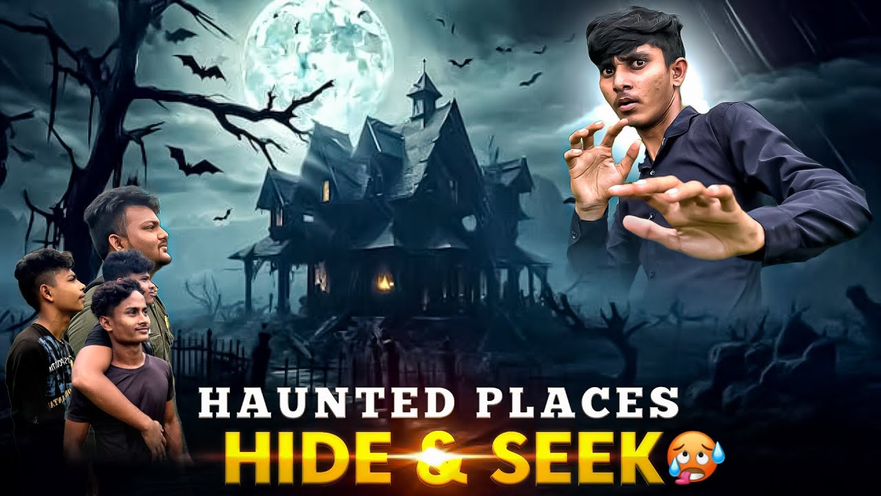 HIDE AND SEEK IN HAUNTED PLACE ! @visitpoint49 - YouTube