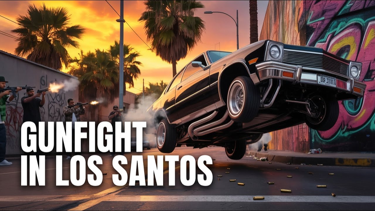 GUNFIGHT IN LOS SANTOS | GTA V | GAMEPLAY | VikkyGamers - YouTube
