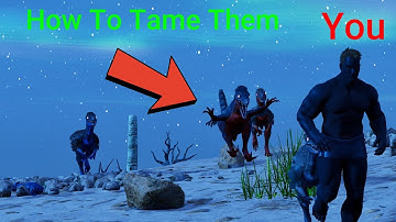 Taming ALL ARK SURVIVAL ASCENDED Creatures | Troodons & DireWolf Episode 1