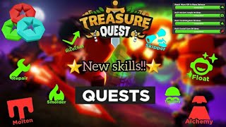 Every New Quest Skill! (Guide) - Treasure quest (Roblox)