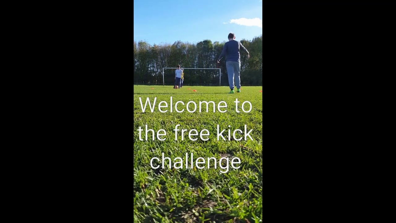 The free kick challenge YouTube The free kick challenge YouTube