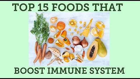 TOP 15 FOODS THAT BOOST THE IMMUNE SYSTEM