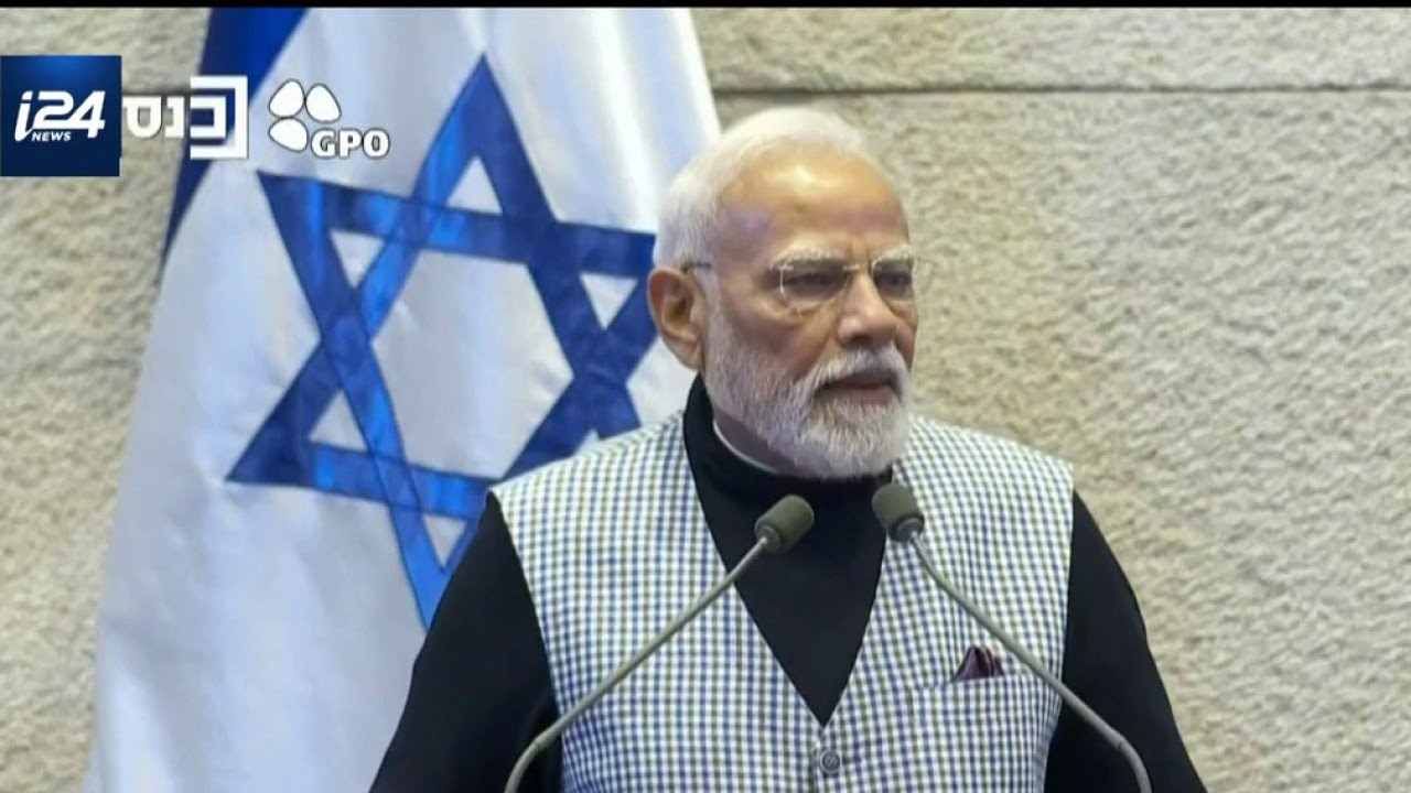 مودي يؤكد دعم بلاده لإسرائيل خلال خطاب في الكنيست