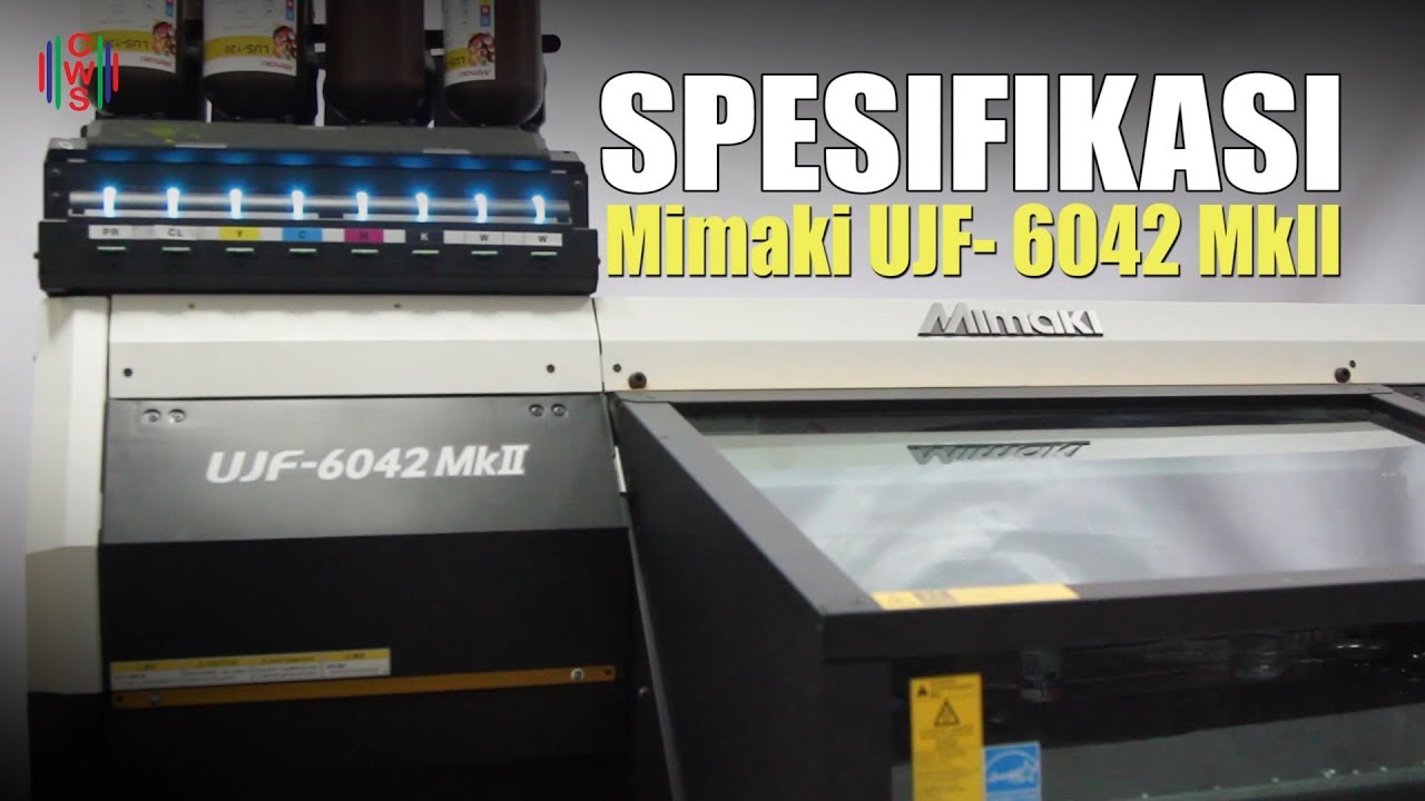 Mimaki UJF 6042 MKII spesifikasi 