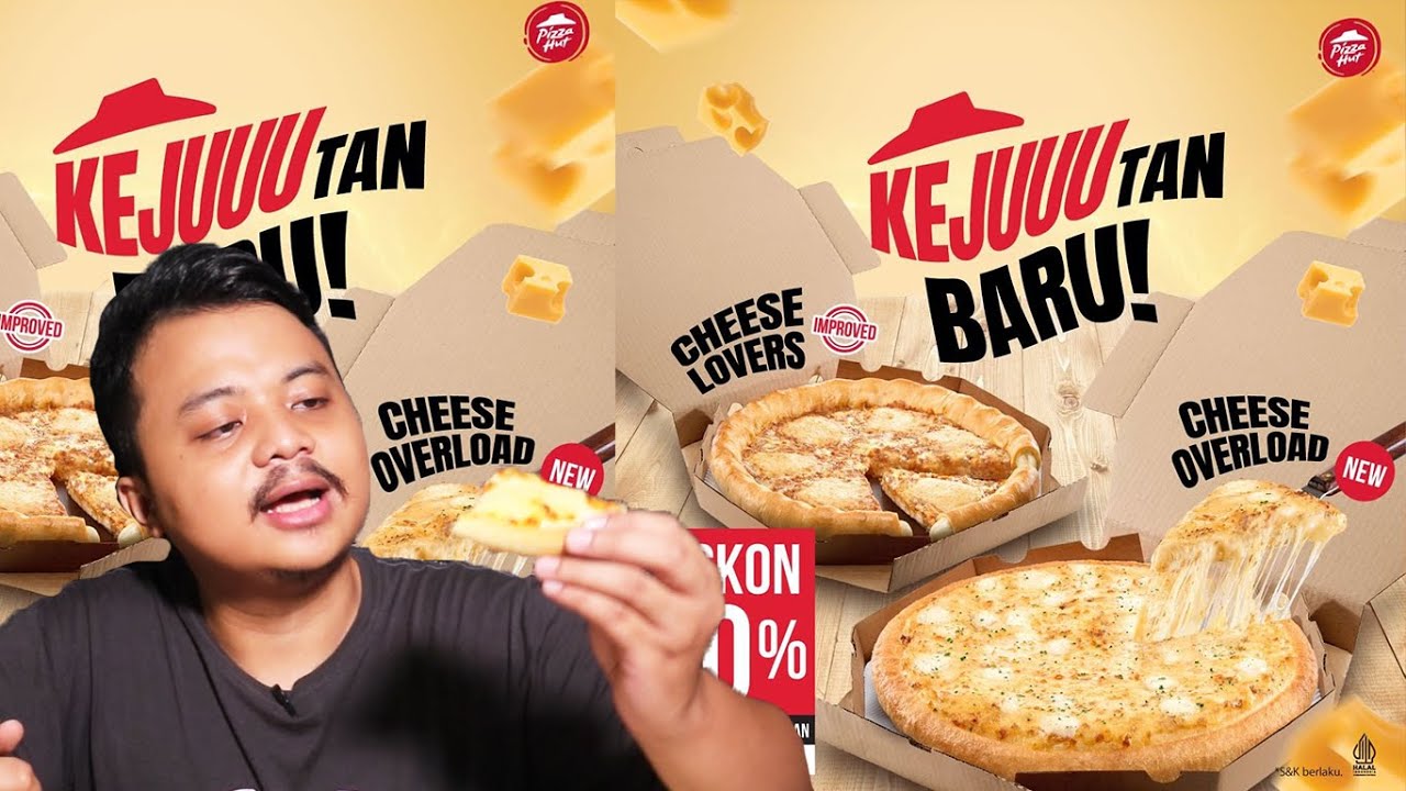 BARU!! CHEESE OVERLOAD DARI PIZZA HUT INDONESIA YouTube