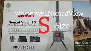 winnerwell Nomad View S-Size ｳｨﾝﾅｰｳｪﾙﾉﾏﾄﾞﾋﾞｭｰｽﾍﾟｼｬﾙﾊﾟｯｹｰｼﾞSサイズ 薪ストーブ