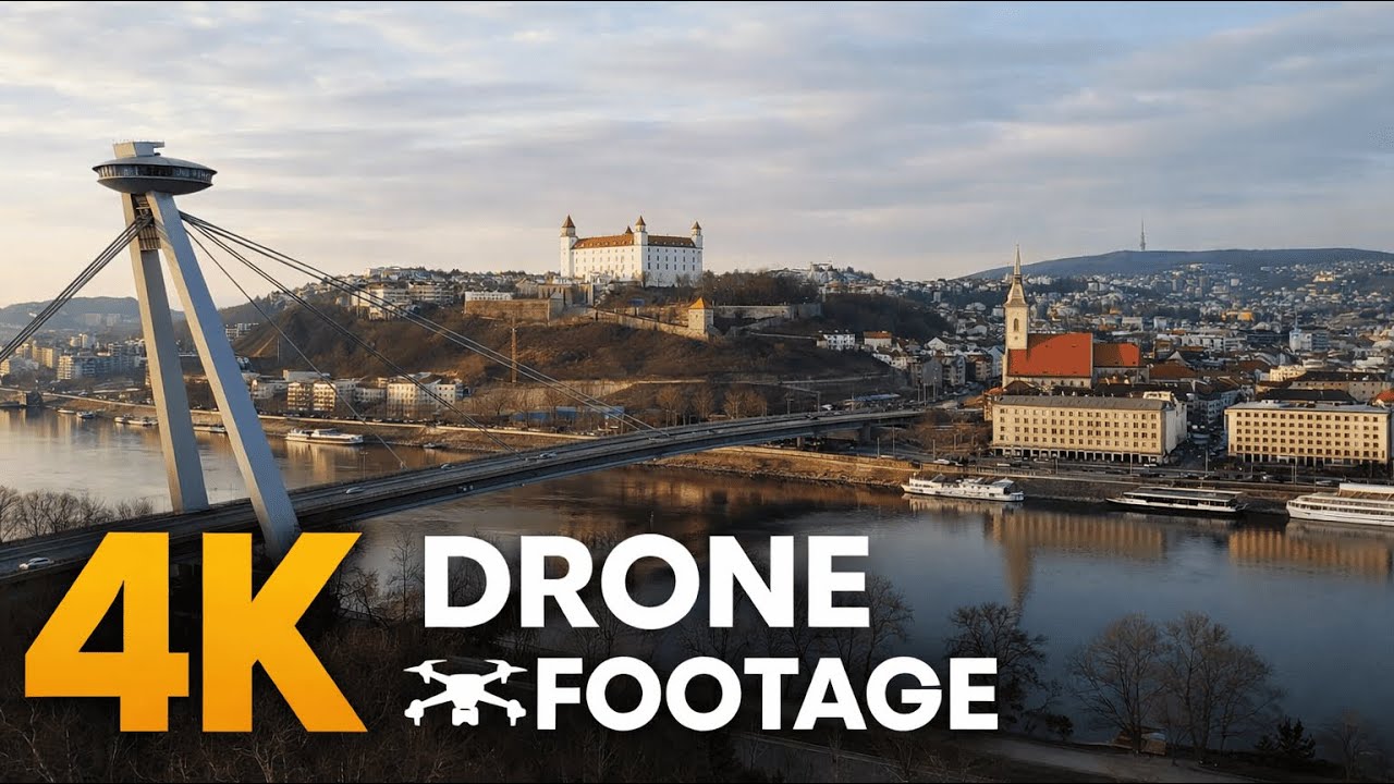 Bratislava Cinematic Drone Footage - the Capital of Slovakia - Cinematické dronové zábery Bratislavy