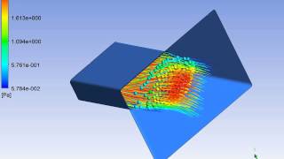 CFX chimney analysis (total pressure for 0 pa outlet condition)
