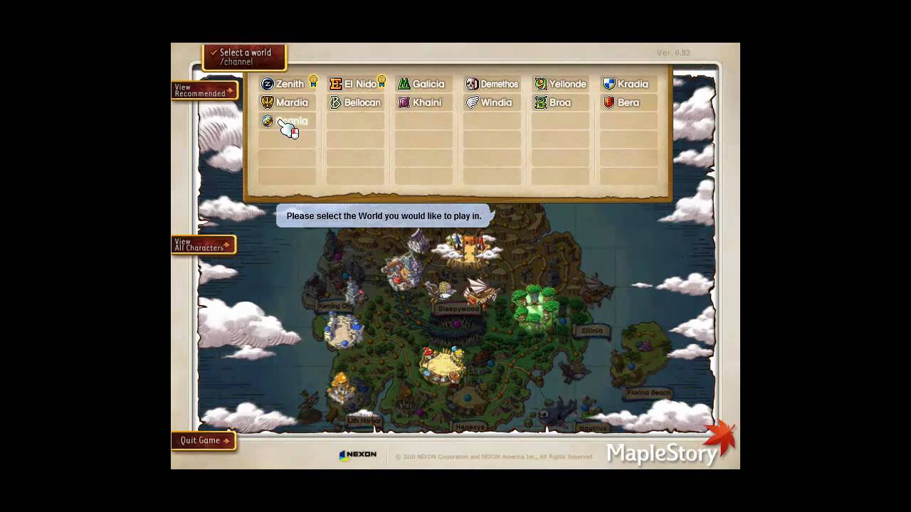 Maplestory Gameplay-First Look HD