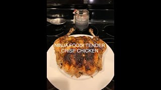 chicken ninja cooker pressure whole tender crisp foodi
