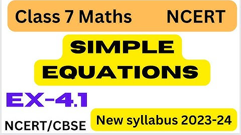 Ex4.1 Q.3 - Chapter 4 Simple Equations Ex 4.1 - Class 7 Maths - New Book - New Syllabus 2023-24