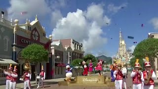 Hong kong disneyland officially reopened on thursday after a major
drop in coronavirus cases the chinese territory. advance reservations
will be required ...