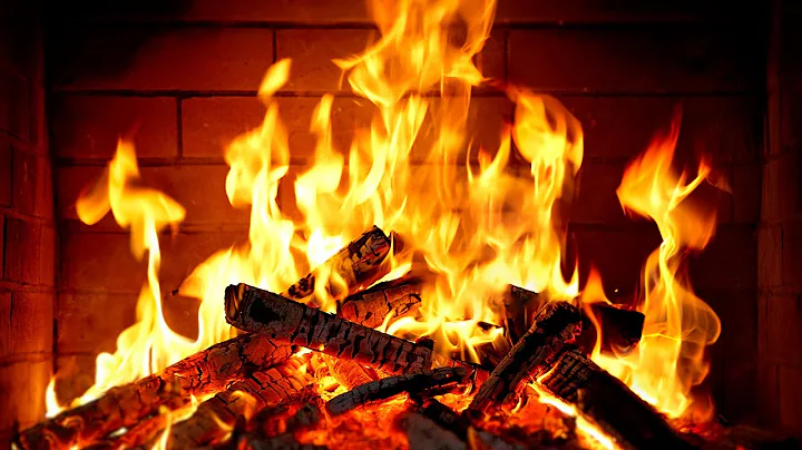 🔥 Fireplace 4K UHD! Fireplace with Crackling Fire Sounds. Fireplace Ambience