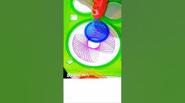 Donut shape spirograph | very beautiful and amazing design video#satisfying #relaxing #art #drawing