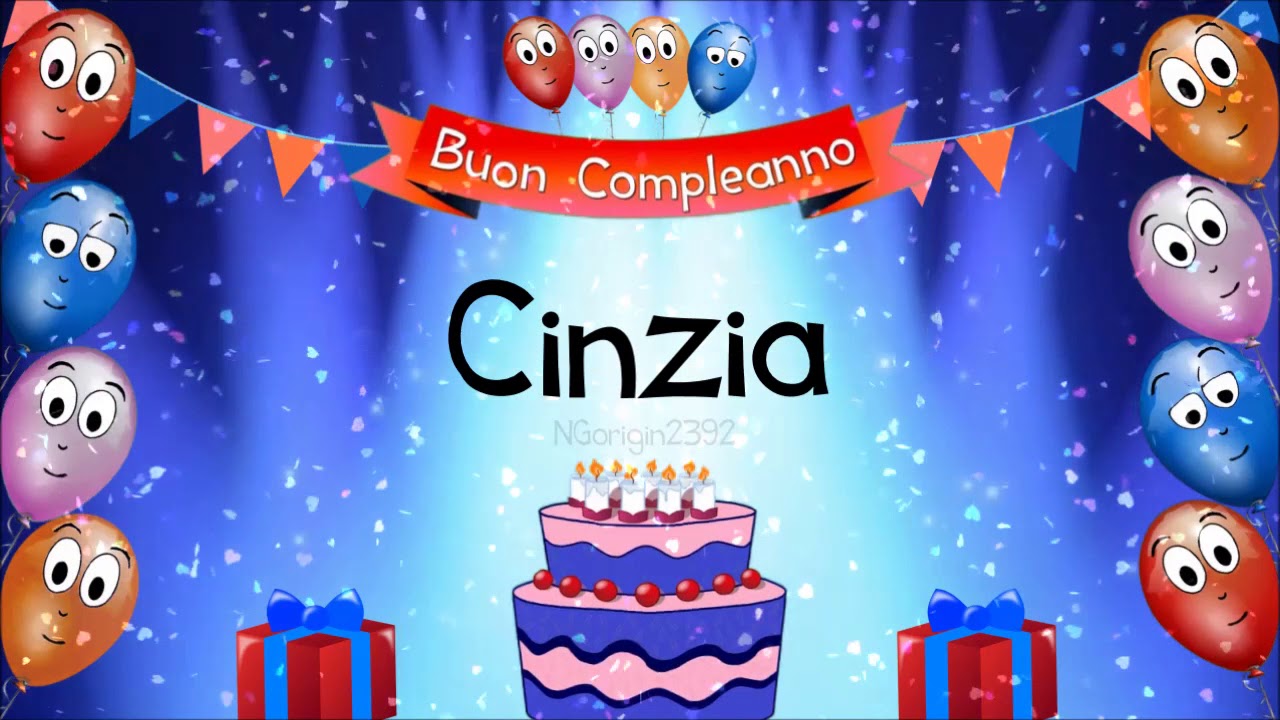 Tanti Auguri Di Buon Compleanno Cinzia Youtube