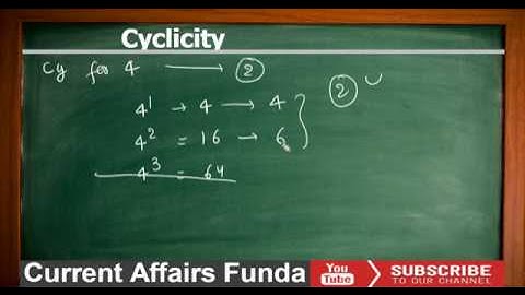 Cyclicity Concept Number System for IBPS,SSC CGL ,CSAT,SBI PO,Railway,NDA,PCS,MAT