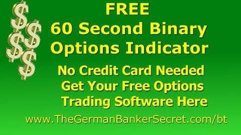 60 Second Binary Options Indicator - Get Jeff Anderson