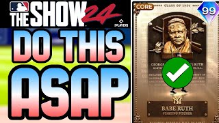 *FASTEST* WAY to FINISH CORE COLLECTIONS! MLB The Show 24 Diamond Dynasty