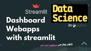 Dashboards and webapps with Streamlit | Data Science |Part-1