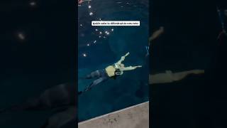 Dynamic underwater breath hold and modeling 💦