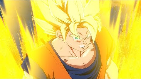 DRAGON BALL FighterZ Goku ssj: sparking loop ki blast combo