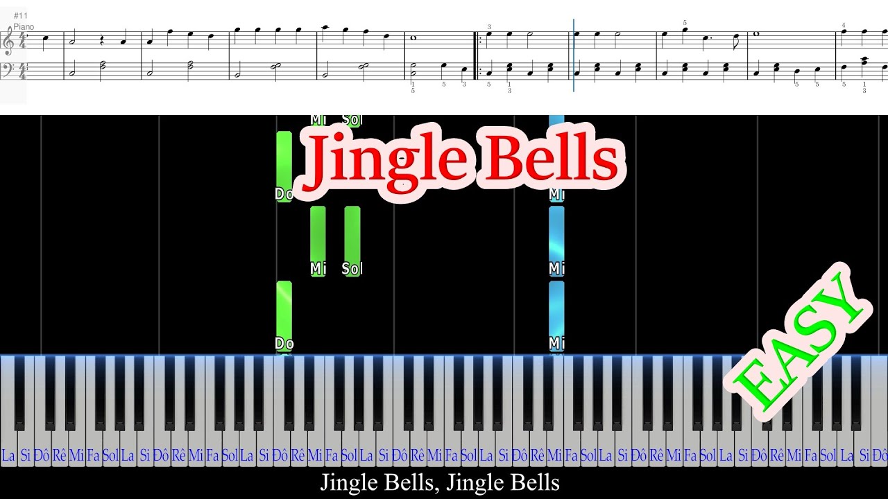 Jingle Bells EASY | PIANO For BEGINNER - YouTube