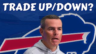 Should the Buffalo Bills TRADE UP OR DOWN In 1st Round?