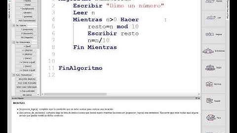 Suma de las cifras de un número PSEINT TIC 2 Bachillerato IES Monterroso
