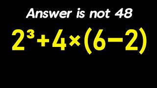 Most People Get This Simple Math Question Wrong!