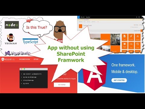 (1/7) Office 365: Single Page App Using Angular 6.0 & PNP Js