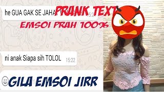 PARAH DAH Prank Text KE Cewek Lagu WANITA MUNAFIK