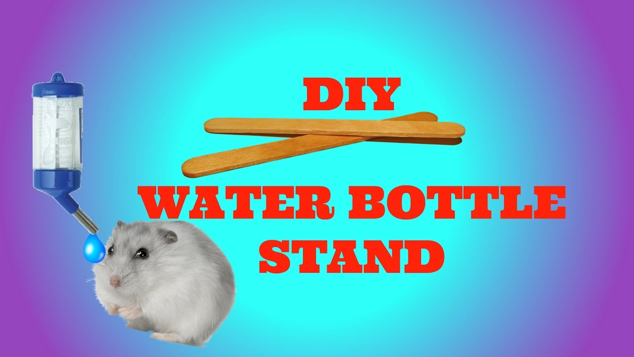 hamster water bottle holder diy