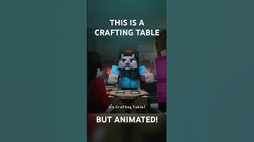 THIS IS A CRAFTING TABLE - A Minecraft Movie Clip BUT I animated it!  #aminecraftmovie #minecraft