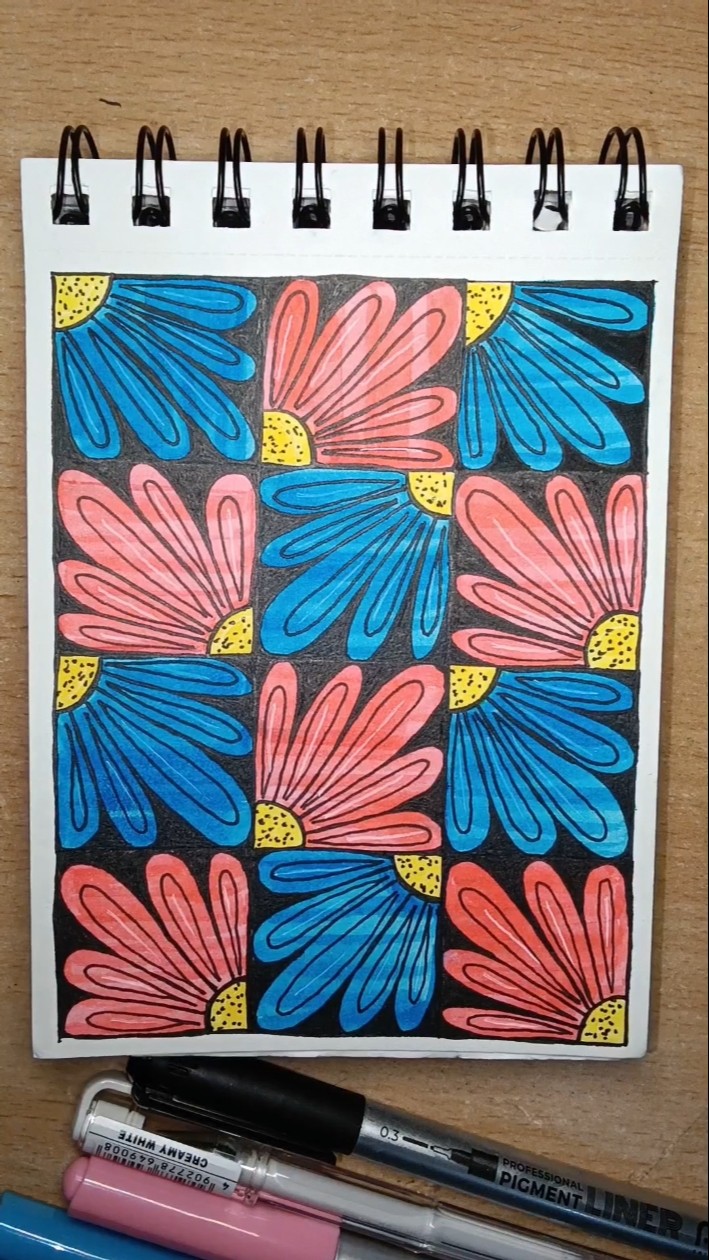 Day 65 - Easy Doodle Art Tutorial #doodle#doodleart#easy #drawing