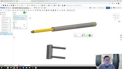 Selfie Stick Assembly - Day 36 of 100 OnShape Journey