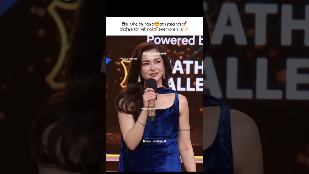 Hania Amir💅🏻🤌🏻#haniaamir #afufinds #viral #trending #nails #merizindagihaitu #fyp #share #manicure